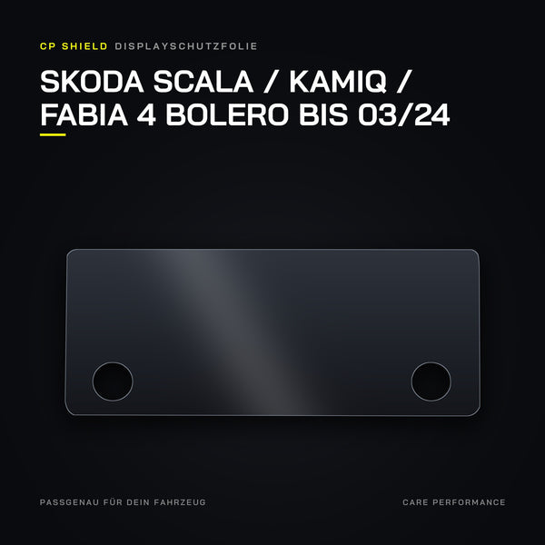 Displayschutzfolie Skoda Scala / Kamiq / Fabia 4 Bolero bis 03/24