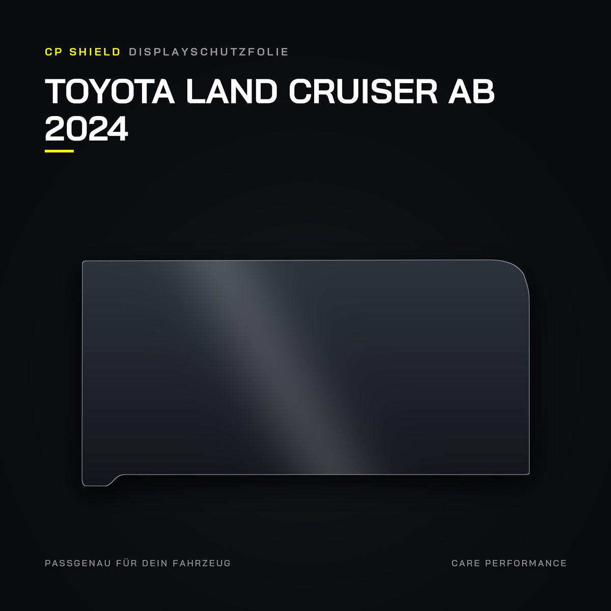 CP Shield Displayschutzfolie Toyota Land Cruiser ab 2024