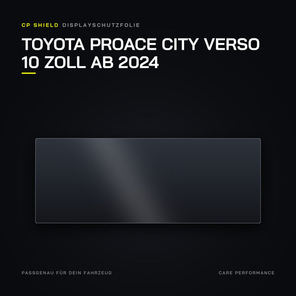 Displayschutzfolie Toyota Proace City Verso 10 Zoll ab 2024
