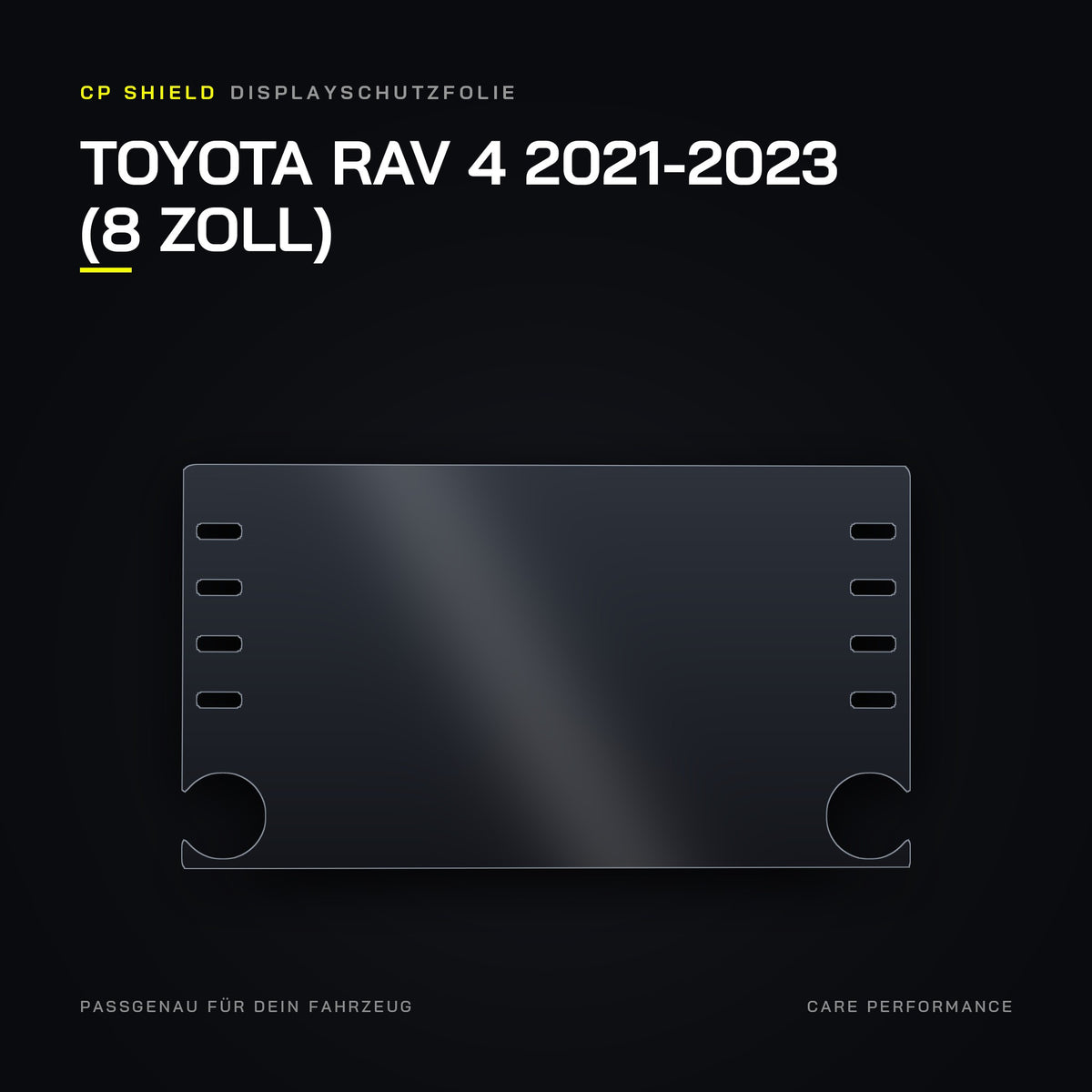 CP Shield Displayschutzfolie Toyota RAV 4 2021-2023 (8 Zoll)