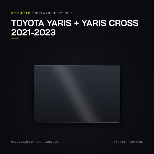 Displayschutzfolie Toyota Yaris + Yaris Cross 2021-2023