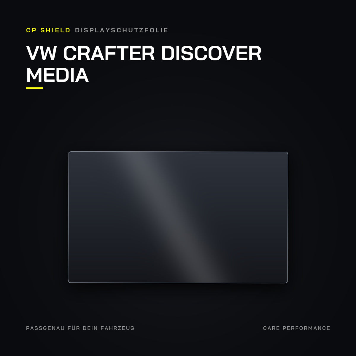CP Shield Displayschutzfolie VW Crafter Discover Media