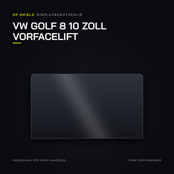 Displayschutzfolie VW Golf 8 10 Zoll Vorfacelift