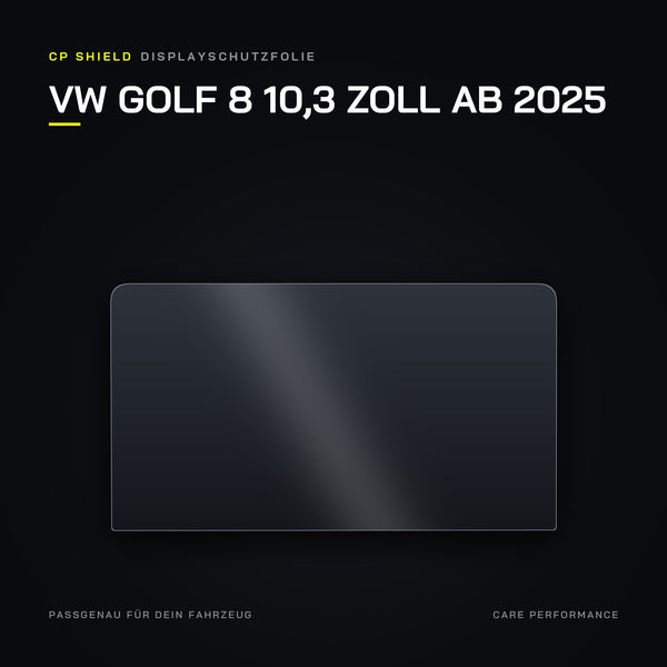 Displayschutzfolie VW Golf 8 10,3 Zoll ab 2025