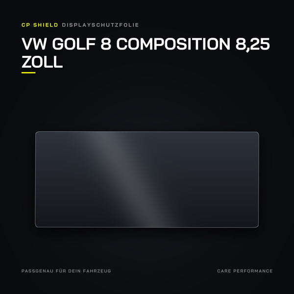 Displayschutzfolie VW Golf 8 Composition 8,25 Zoll