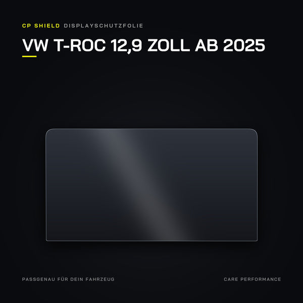Displayschutzfolie VW T-Roc 12,9 Zoll ab 2025