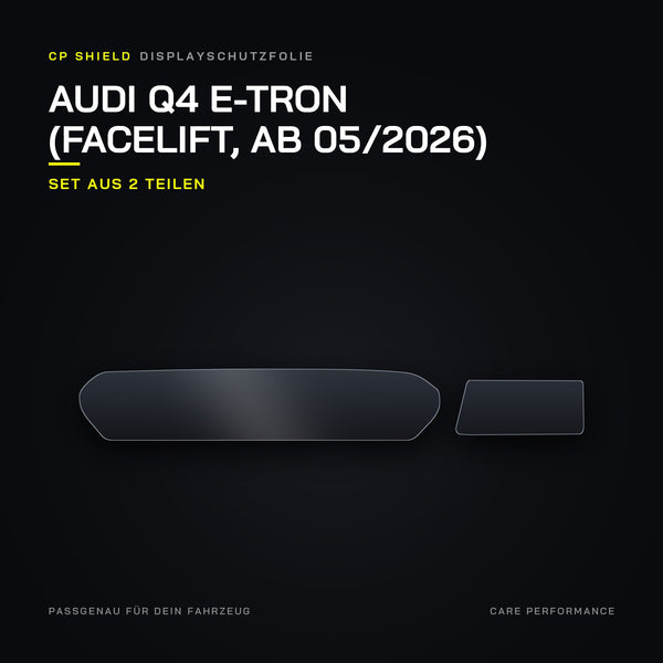 Displayschutzfolie Audi Q4 e-tron (Facelift, ab 05/2026)