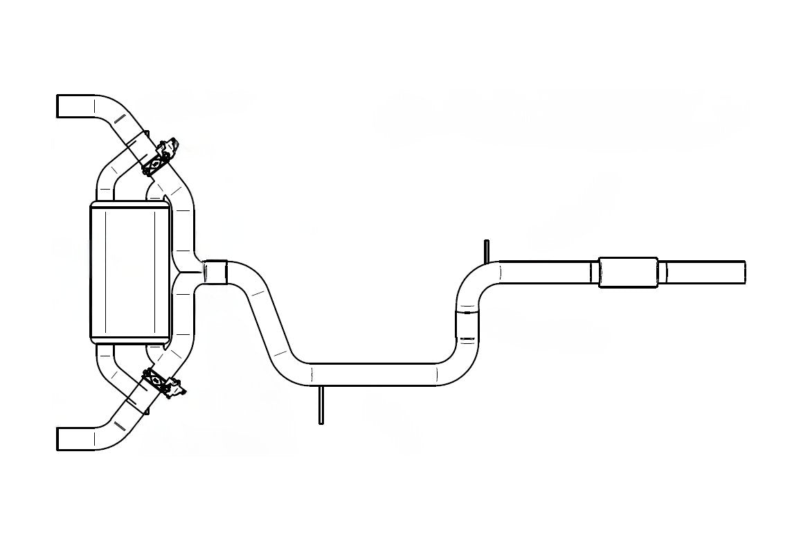 Aulitzky Exhaust ECE Klappenabgasanlage 3" ab Kat – VW Golf 8 GTI/CS/ED45 2.0 TSI EA888 Gen.4