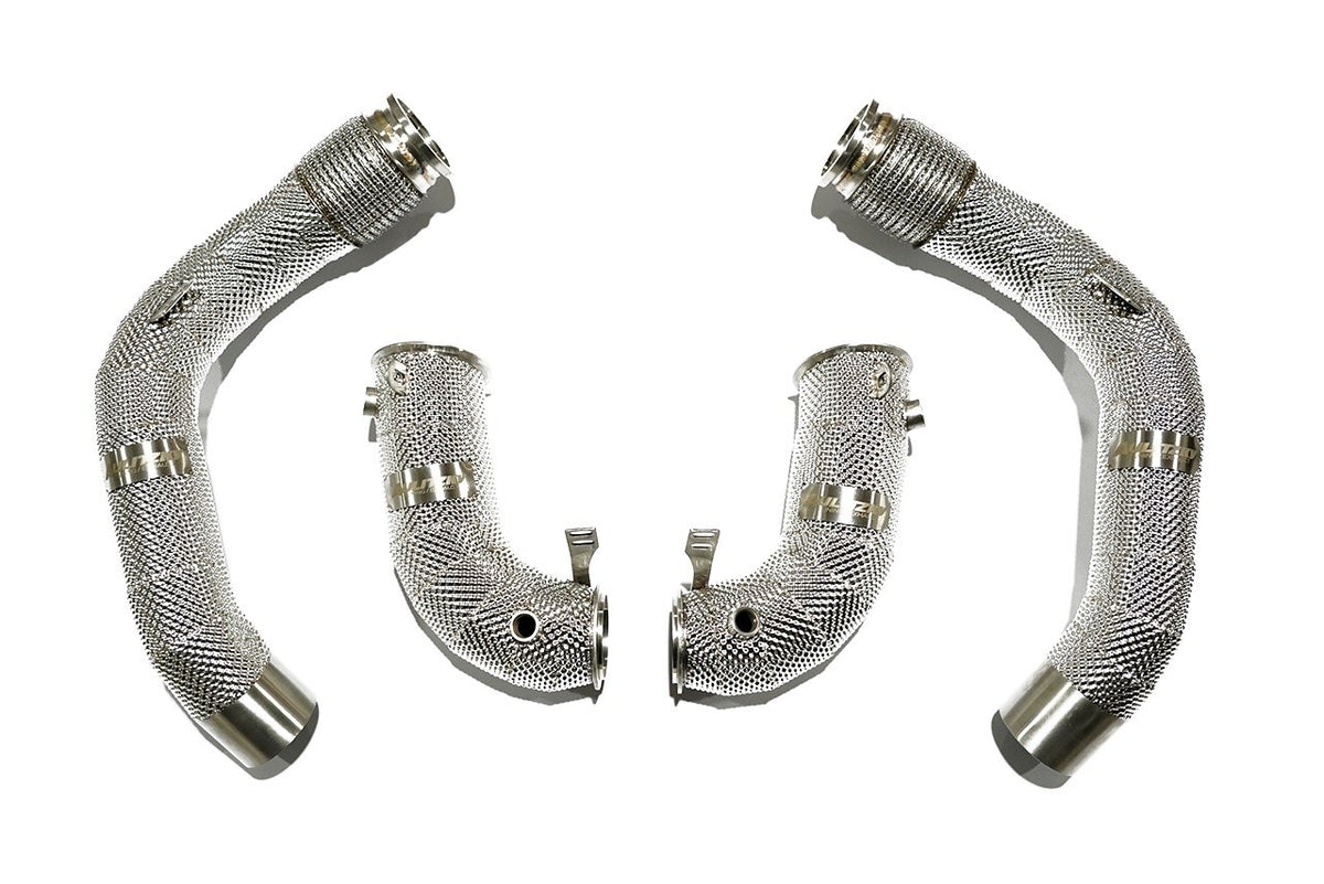 Aulitzky Exhaust Downpipe 3" (76mm) – BMW M5/M8 (F90/F91/F92/F93) S63