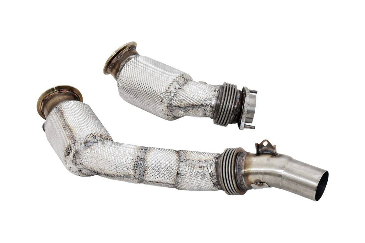 Aulitzky Exhaust ECE Downpipe mit Sport-Kat – BMW M3/M4 inkl. Competition/CS/GTS (F80/F82/F83) S55