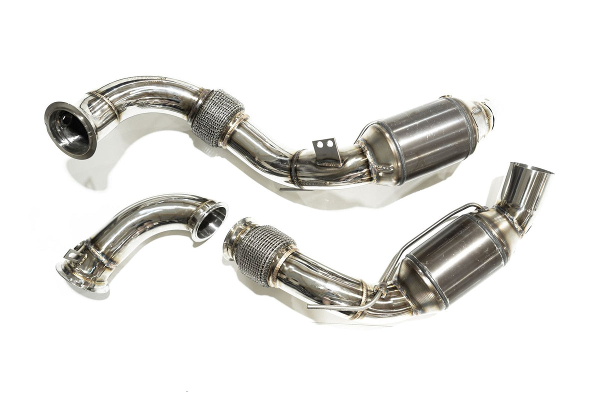 Aulitzky Exhaust ECE Downpipe 3" (76mm) mit Sport-Kat – BMW M5 Competition (F90)