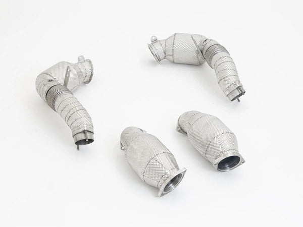 Aulitzky Exhaust ECE Downpipe mit 4x Sport-Kat – BMW M5/M8/X5M/X6M inkl. Competition/CS (F90/F92/F95/F96) S63