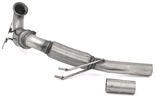 Aulitzky Exhaust ECE Downpipe 3" (76mm) mit Sport-Kat – VW Golf 7 GTI/CS/Performance