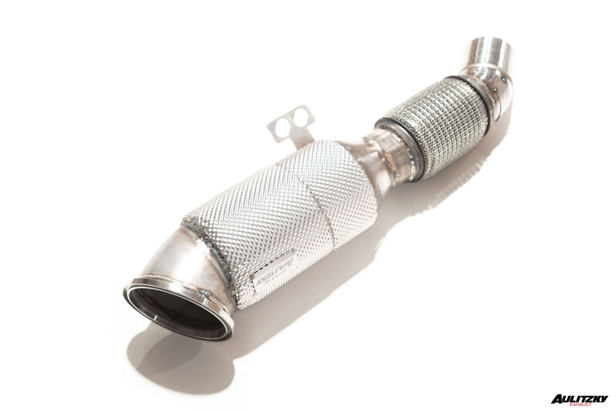 Aulitzky Exhaust ECE Downpipe 3,54" (90mm) mit Sport-Kat – BMW X3 M40i (G01) 360PS nonOPF bis 05/2018