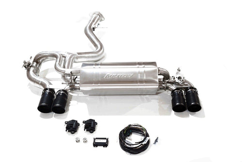 Aulitzky Exhaust ECE Endschalldämpfer mit Klappensteuerung – BMW 1er M (E82) 340PS N54