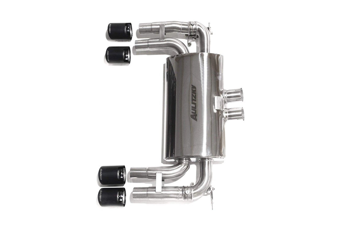 Aulitzky Exhaust ECE Endschalldämpfer mit Klappensteuerung – BMW X5M/X6M (F85/F86) 575PS
