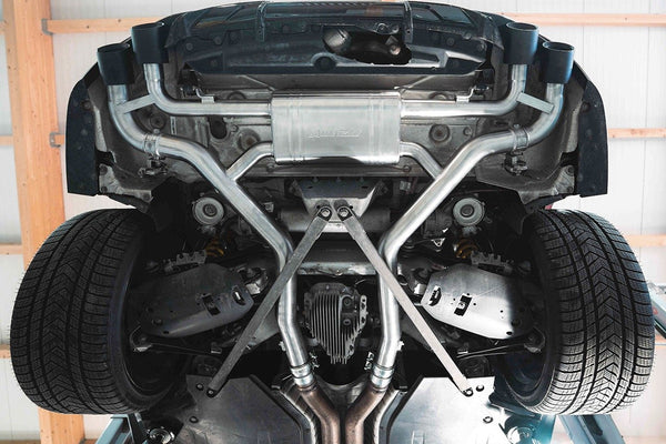 Aulitzky Exhaust ECE Endschalldämpfer mit Klappensteuerung – BMW X5M/X6M inkl. Competition (F95/F96) S63 S68
