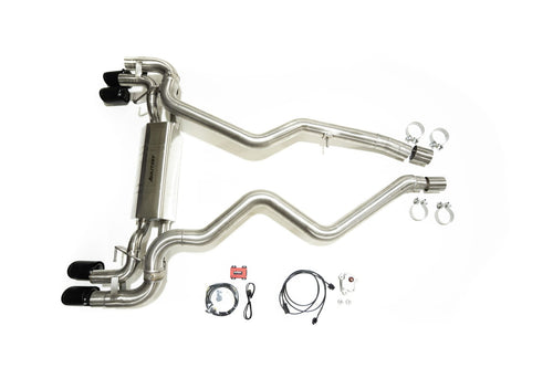 Aulitzky Exhaust ECE Endschalldämpfer 3" (76mm) mit Klappensteuerung – BMW Z4 M40i (G29) 340PS B58