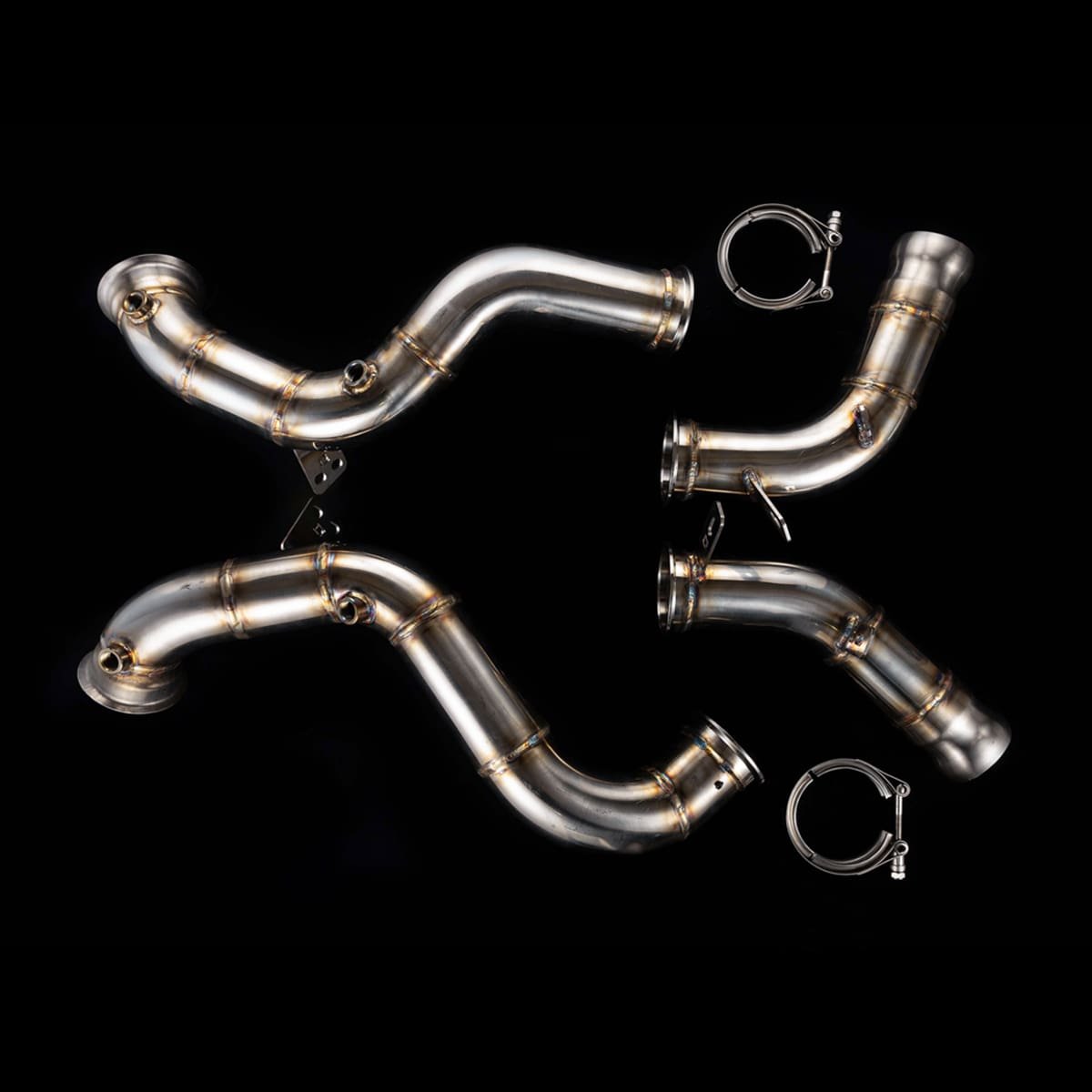 BlackBoost Downpipes Catless – Mercedes-Benz AMG E63/E63S (W213/S213)