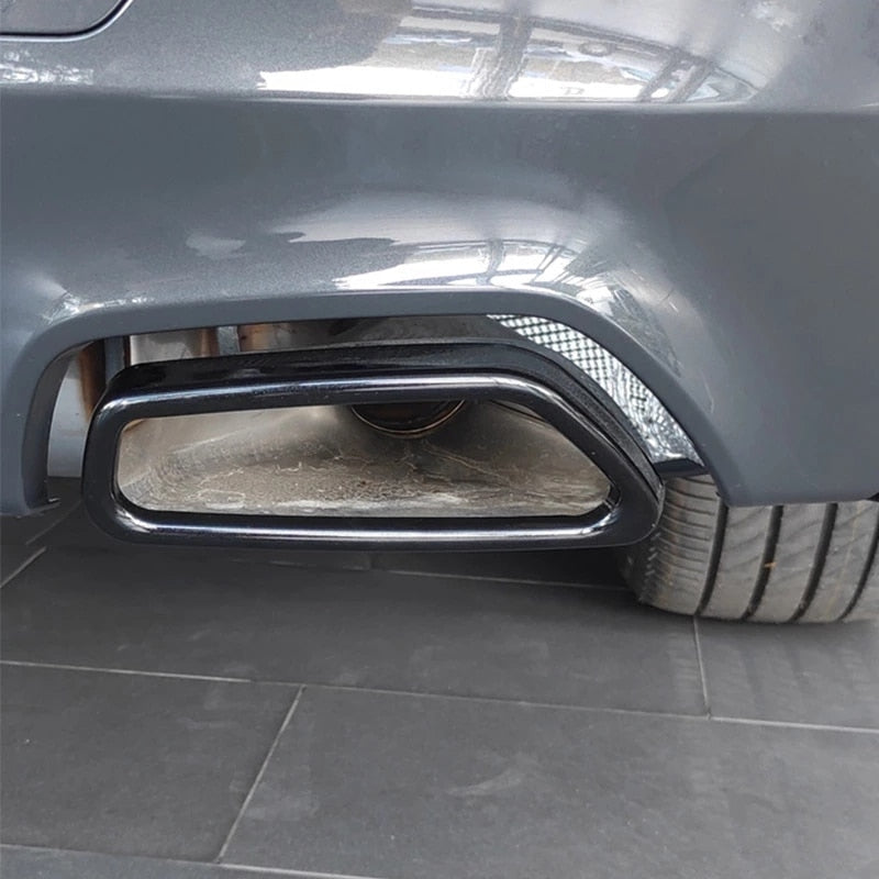 Carbonheld Auspuffblenden Schwarz / Carbon – BMW 5er (G30/G38)
