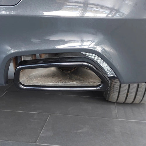 Carbonheld Auspuffblenden Schwarz / Carbon – BMW 5er (G30/G38)