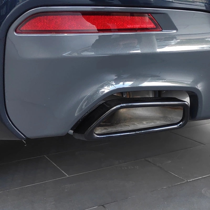 Carbonheld Auspuffblenden Schwarz / Carbon – BMW 5er (G30/G38)