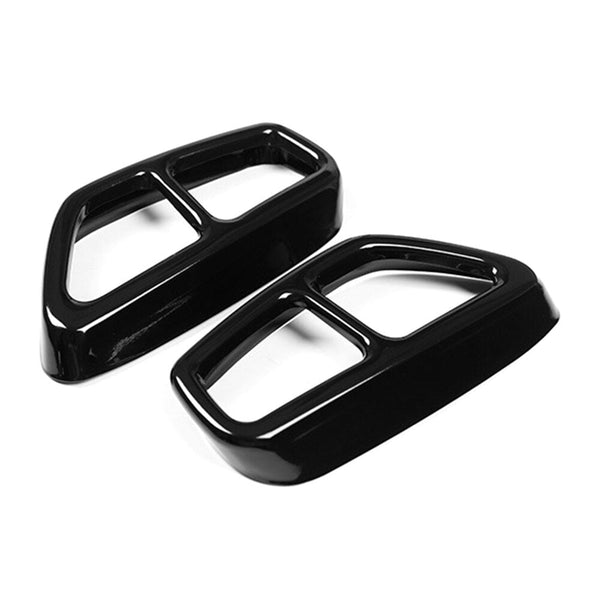 Carbonheld Auspuffblenden Silber / Schwarz – BMW 5er (G30/G31)