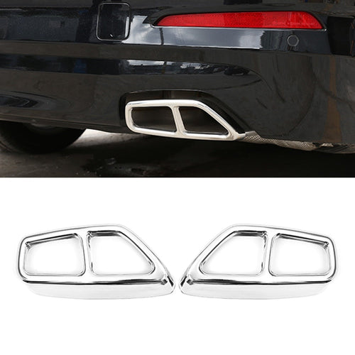 Carbonheld Auspuffblenden Silber / Schwarz – BMW 5er (G30/G31)