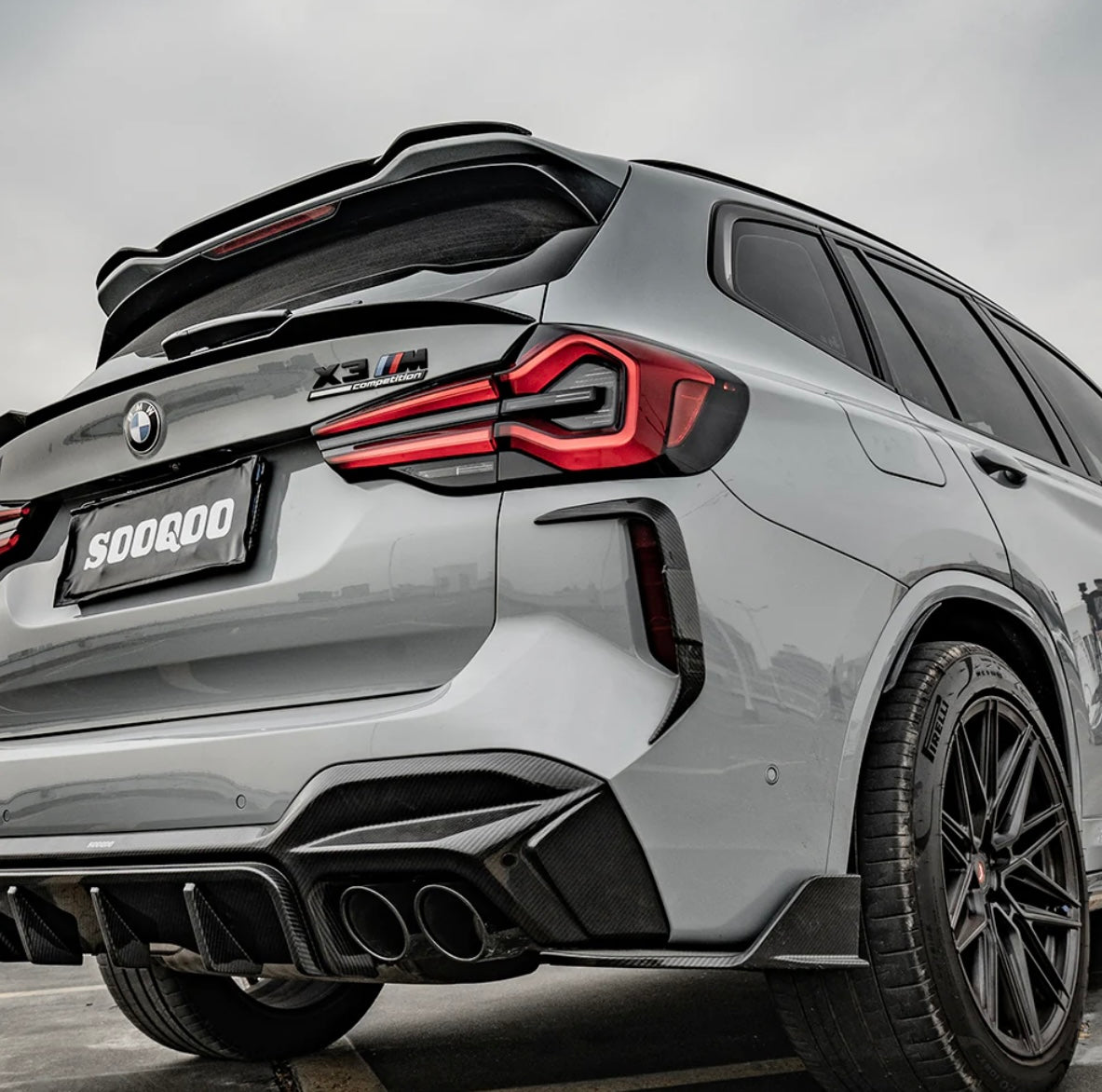 Carbonheld Carbon Lufteinlassblenden Heck – BMW X3 M / X4 M (F97)