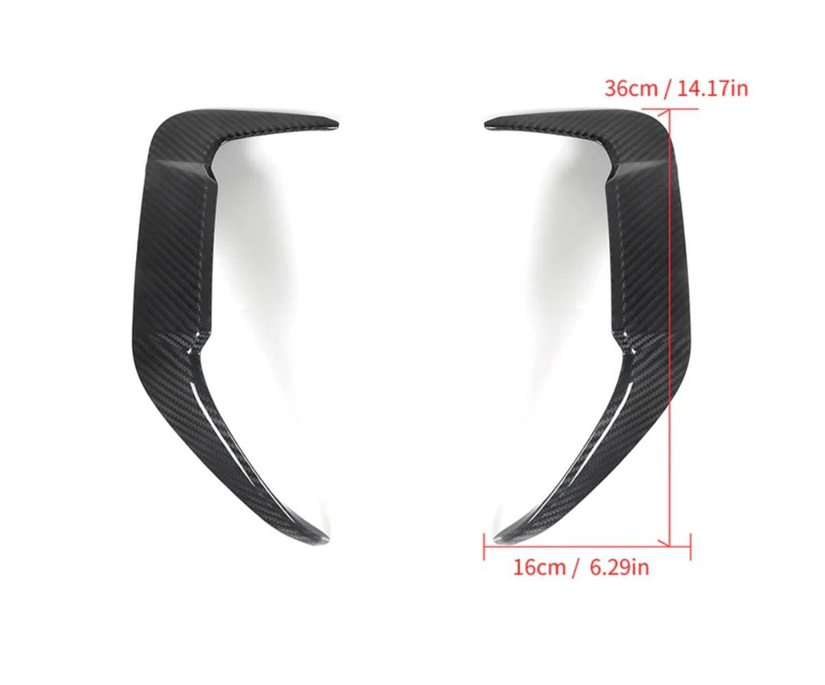 Carbonheld Carbon Lufteinlassblenden Heck – BMW X5 M (F95)
