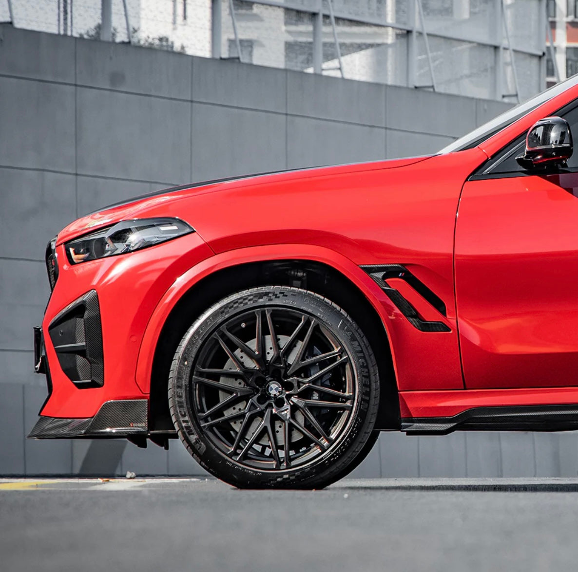Carbonheld Carbon Kotflügelblenden – BMW X6 M (F96) LCI