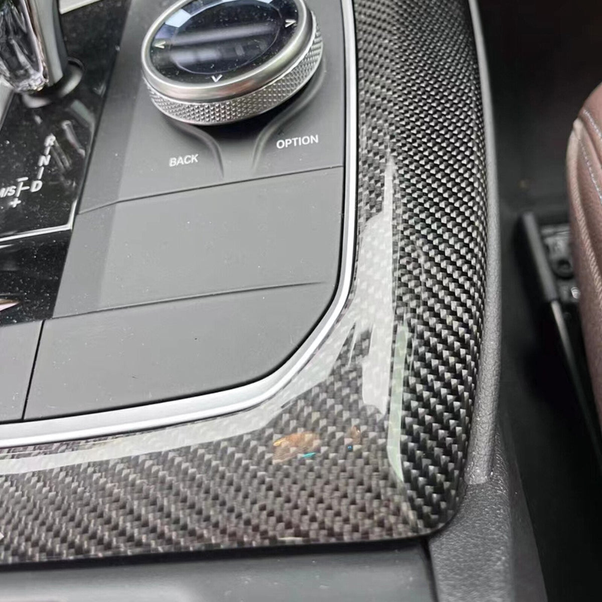 Carbonheld Carbon Schaltkonsolen-Blende – BMW X3 (G01) / X4 (G02)