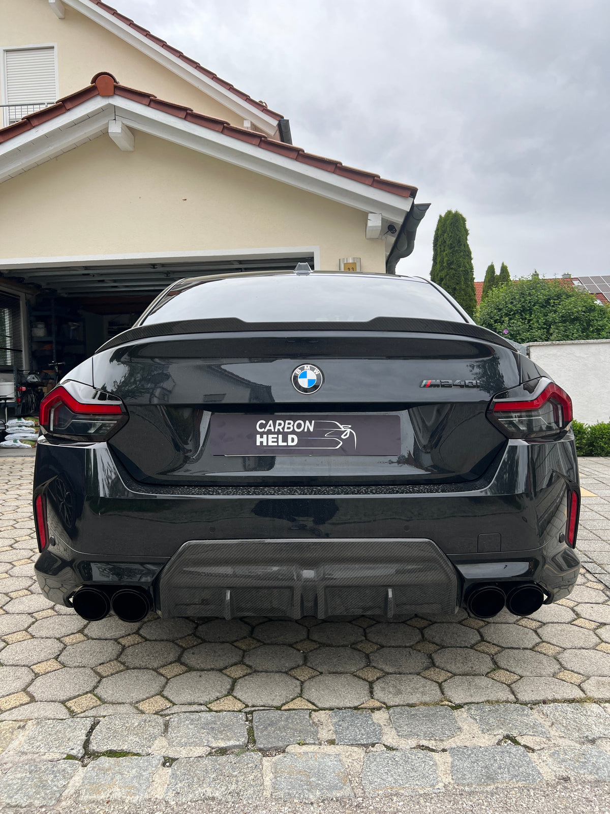 Carbonheld Auspuffblenden 101 mm – BMW M340i (G20) / M440i (G22) / M240i (G42)