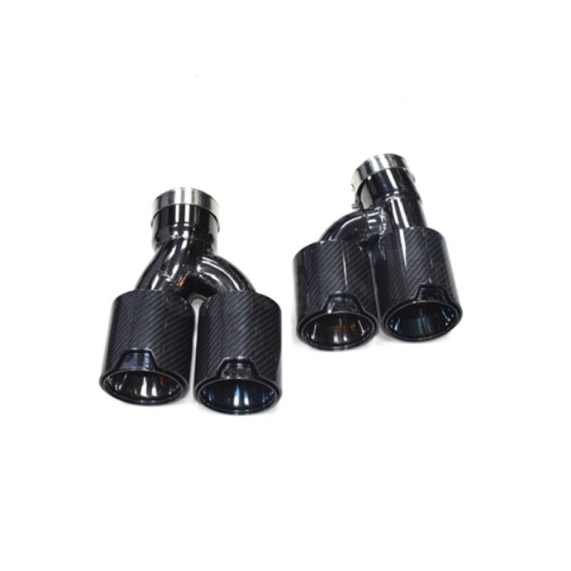 Carbonheld Auspuffblenden Edelstahl – BMW 5er (G30/G38)