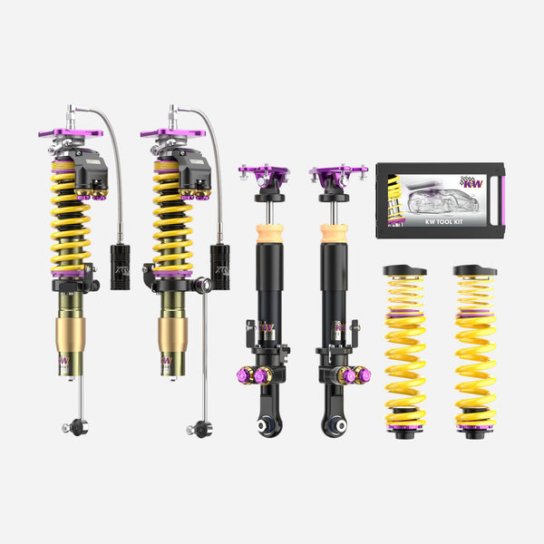 KW Gewindefahrwerk V5 Clubsport inkl. Stützlager (inkl. Stilllegung f. elektr. Dämpfer) – BMW M4 (G82) BMW M3 (G80) (4WD, Typ G234M)